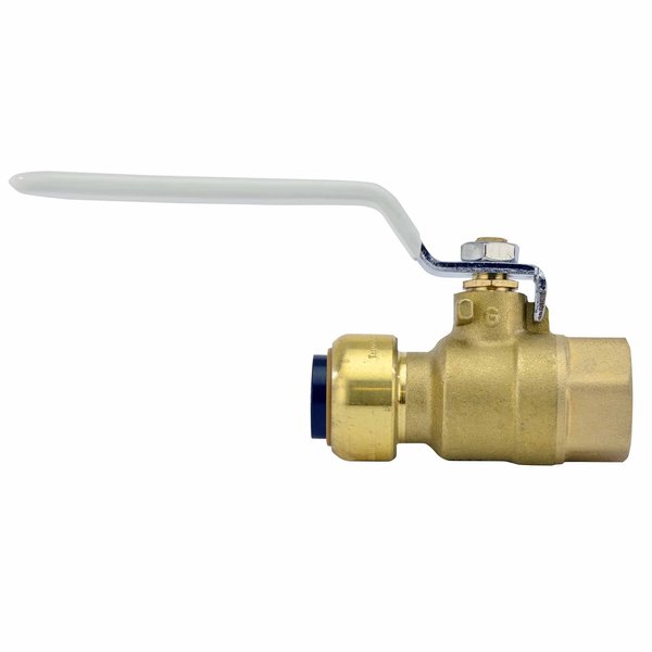 Tectite By Apollo 1/2 in. Brass Push-to-Connect x Female Pipe Thread Ball Valve FSBBV12F
